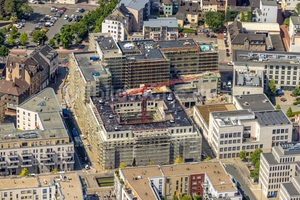 Luftaufnahme Dortmund - Neubau Wohn- und Geschäftshaus Stiftsforum im Ortsteil Hörde in Dortmund im Bundesland Nordrhein-Westfalen, Deutschland