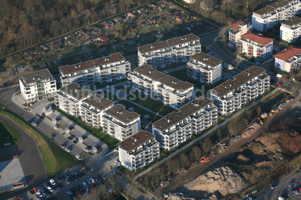 Schopfheim von oben - Neubau der Wohnanlage und des Neubaugebiet Schleife in Schopfheim im Bundesland Baden-Württemberg