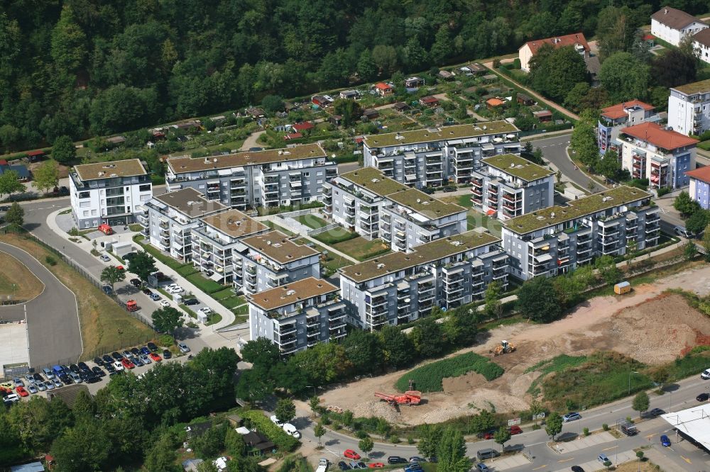 Schopfheim von oben - Neubau der Wohnanlage und des Neubaugebiet Schleife in Schopfheim im Bundesland Baden-Württemberg