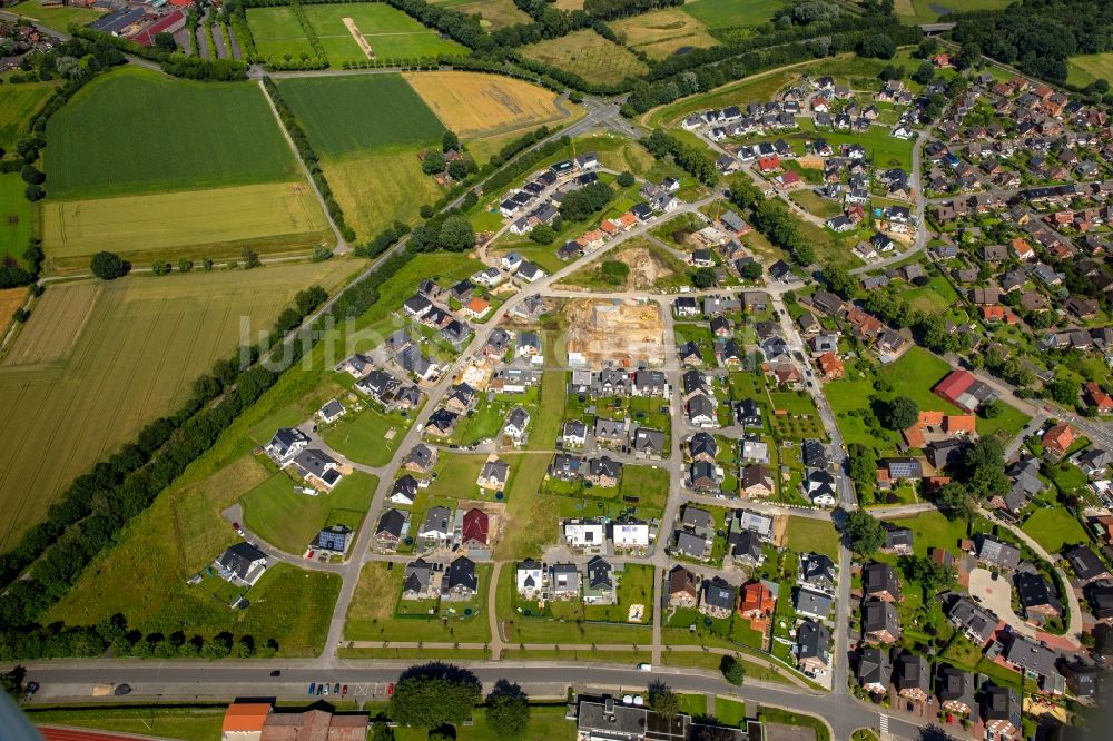 Luftbild Haltern am See - Neubau- Wohngebiet einer Einfamilienhaus- Siedlung in Haltern am See im Bundesland Nordrhein-Westfalen