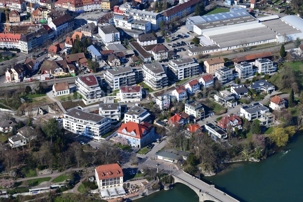 Rheinfelden (Baden) aus der Vogelperspektive Neubau Wohngebiet einer