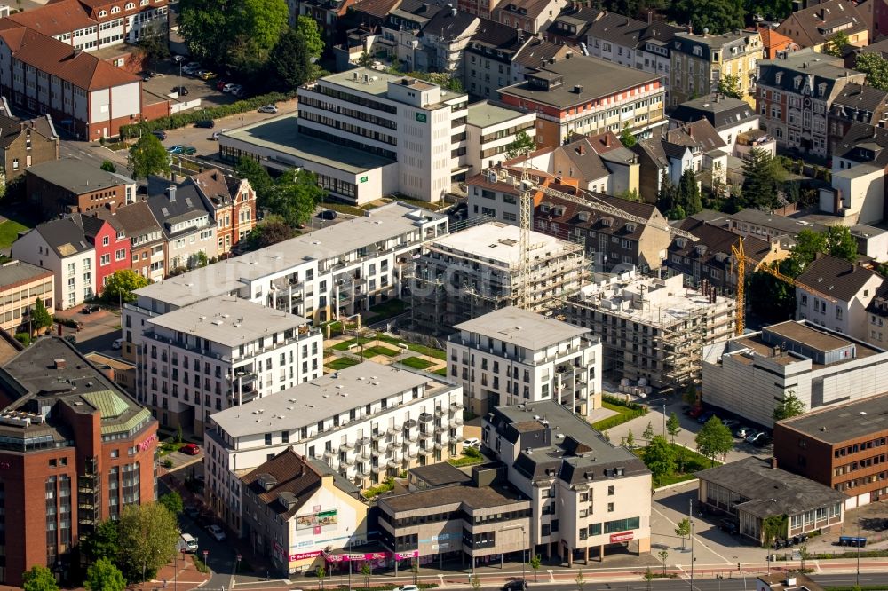 Hamm aus der Vogelperspektive: Neubau Wohngebiet der Mehrfamilienhaussiedlung Museums-Quartier in Hamm im Bundesland Nordrhein-Westfalen, Deutschland