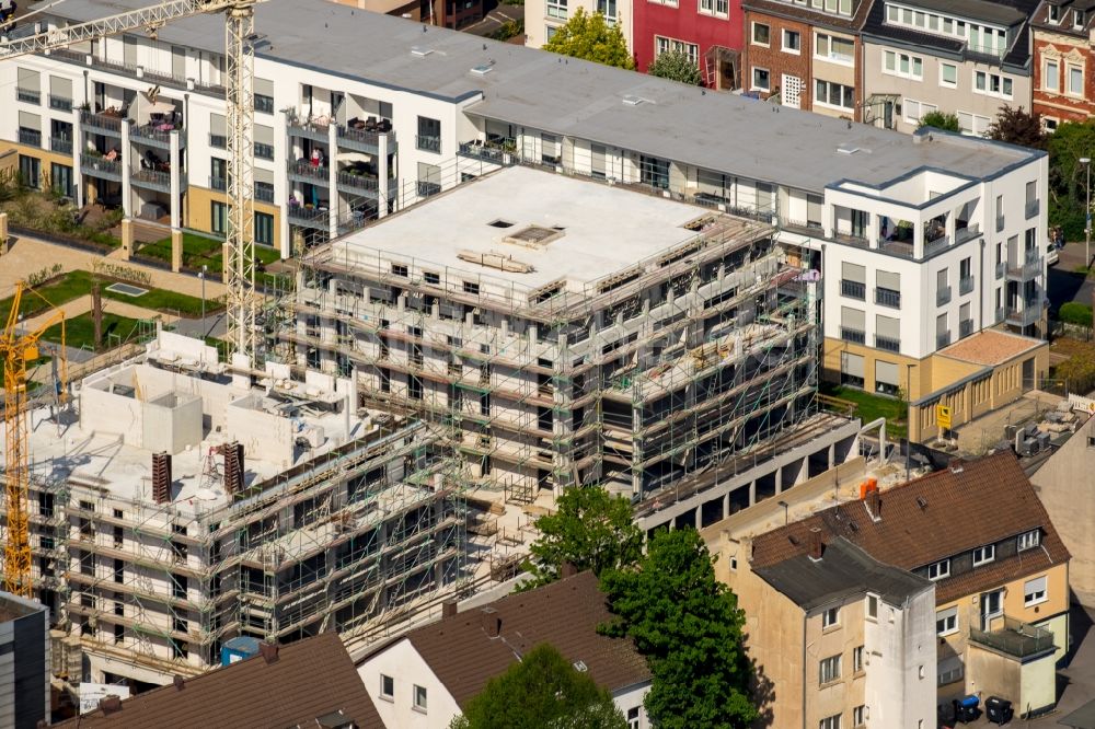 Luftaufnahme Hamm - Neubau Wohngebiet der Mehrfamilienhaussiedlung Museums-Quartier in Hamm im Bundesland Nordrhein-Westfalen, Deutschland