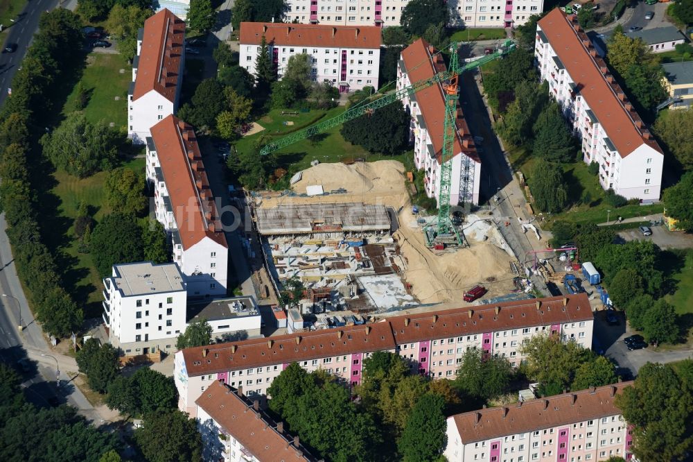 Luftbild Berlin - Neubau- Wohngebiet einer Reihenhaus- Siedlung zwischen der Stillerzeile und dem Fürstenwalder Damm in Berlin, Deutschland