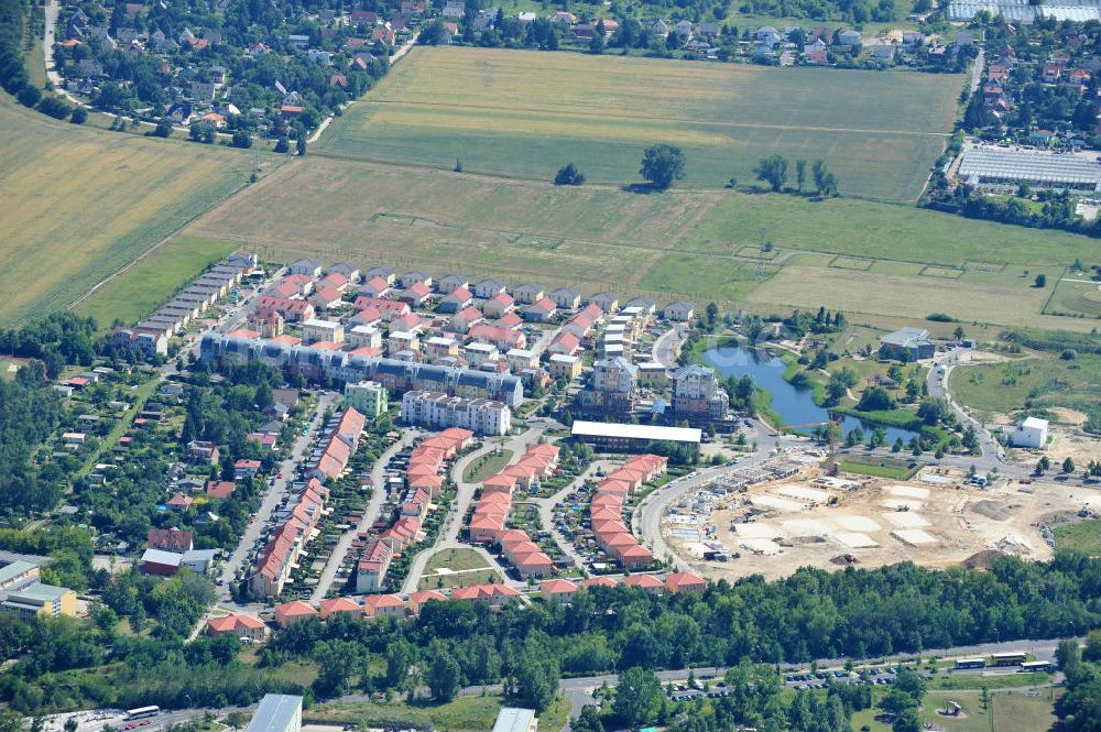 Luftbild Teltow - Neubau des Wohngebietes Mühlendorf Teltow