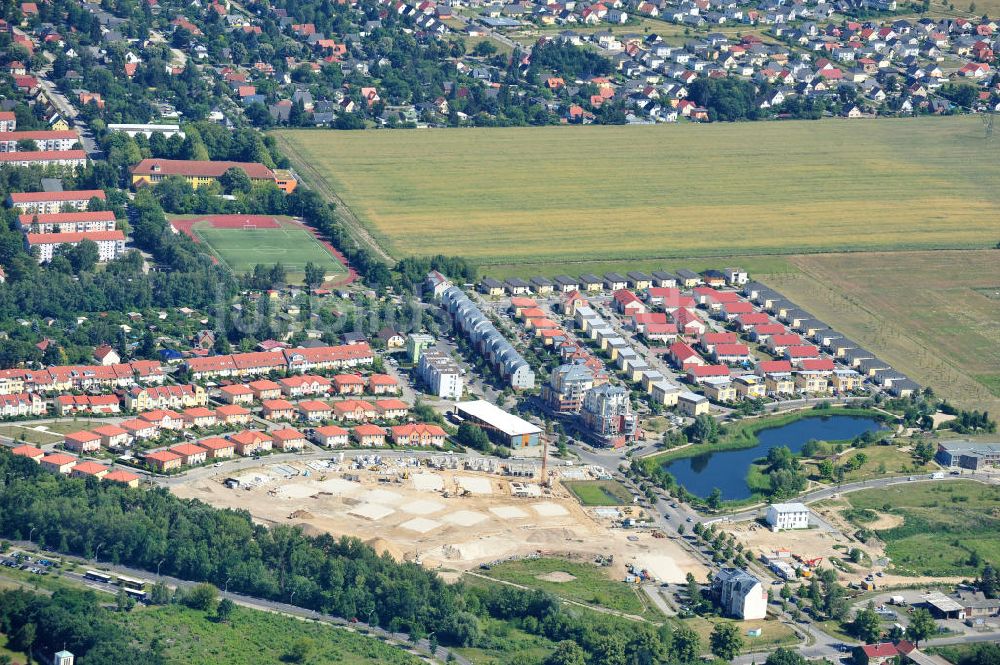 Luftbild Teltow - Neubau des Wohngebietes Mühlendorf Teltow