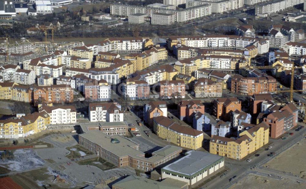 Luftbild POTSDAM / BRANDENBURG - Neubau des Wohngebiets Am Kirchsteigfeld in Potsdam. 1995