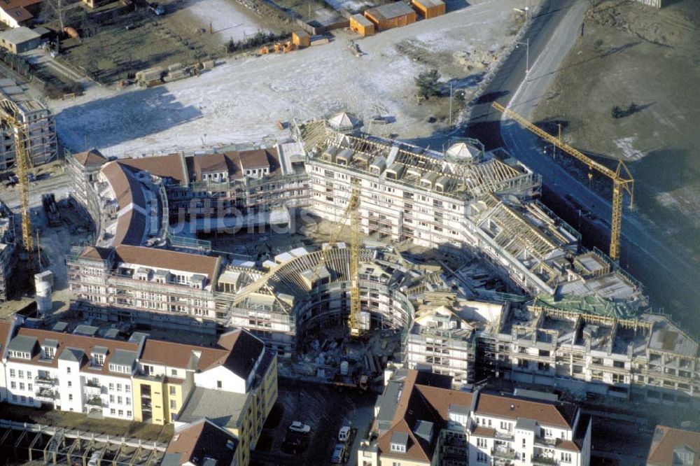 POTSDAM / BRANDENBURG von oben - Neubau des Wohngebiets Am Kirchsteigfeld in Potsdam. 1995