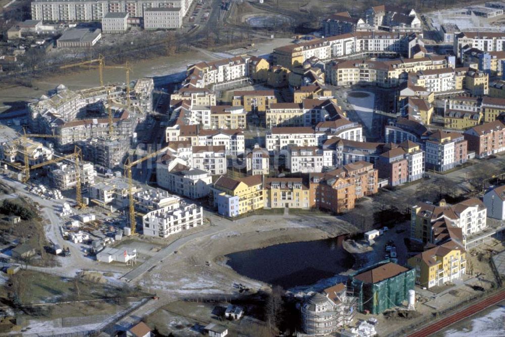 Luftbild POTSDAM / BRANDENBURG - Neubau des Wohngebiets Am Kirchsteigfeld in Potsdam. 1995