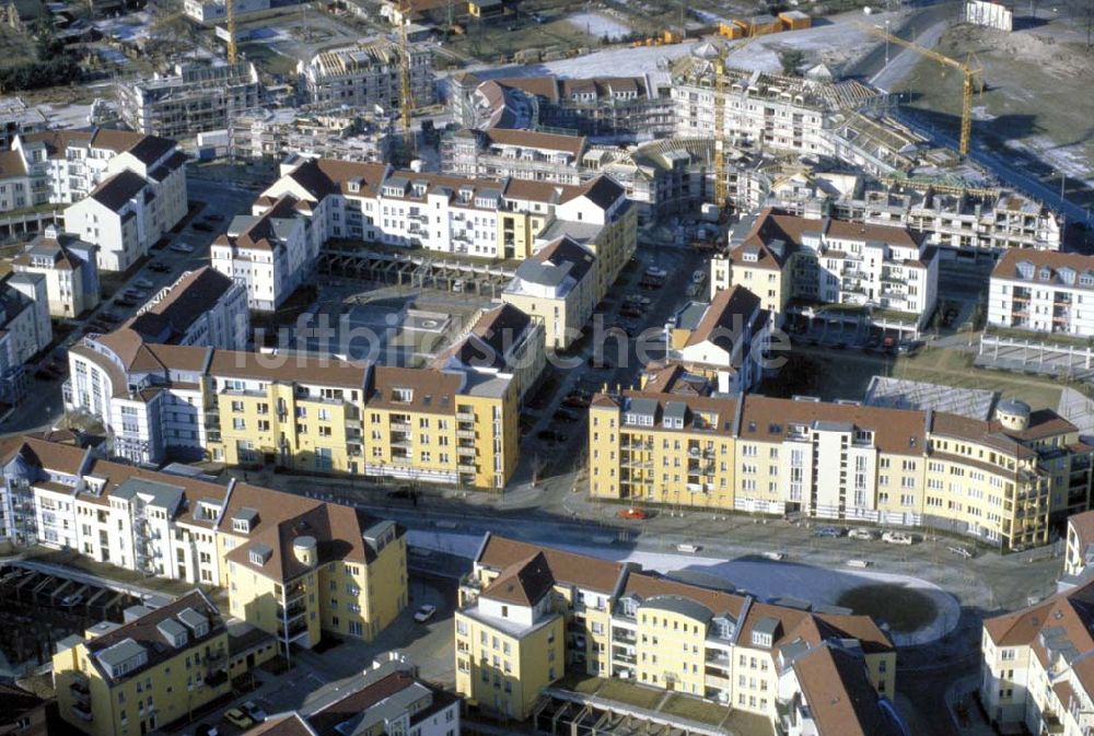 Luftaufnahme POTSDAM / BRANDENBURG - Neubau des Wohngebiets Am Kirchsteigfeld in Potsdam. 1995