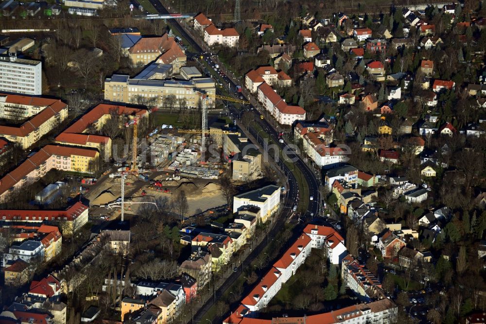 Berlin OT Karlshorst aus der Vogelperspektive: Neubau eines Wohnquartiers im Ortsteil Karlshorst in Berlin