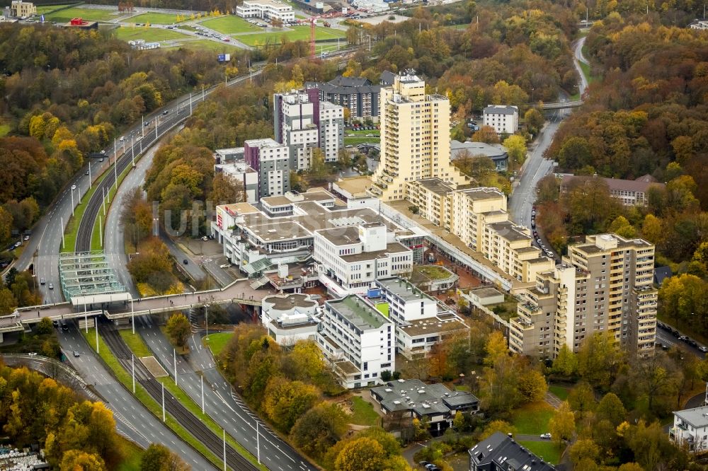 Bochum von oben - Neubau Wohnsiedlung in Bochum im Bundesland Nordrhein-Westfalen