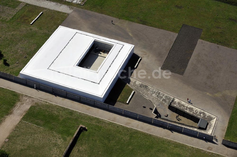 SACHSENHAUSEN / ORANIENBURG aus der Vogelperspektive: Neubau der zentrale Gedenkstätte Station Z des KZ Sachsenhausen