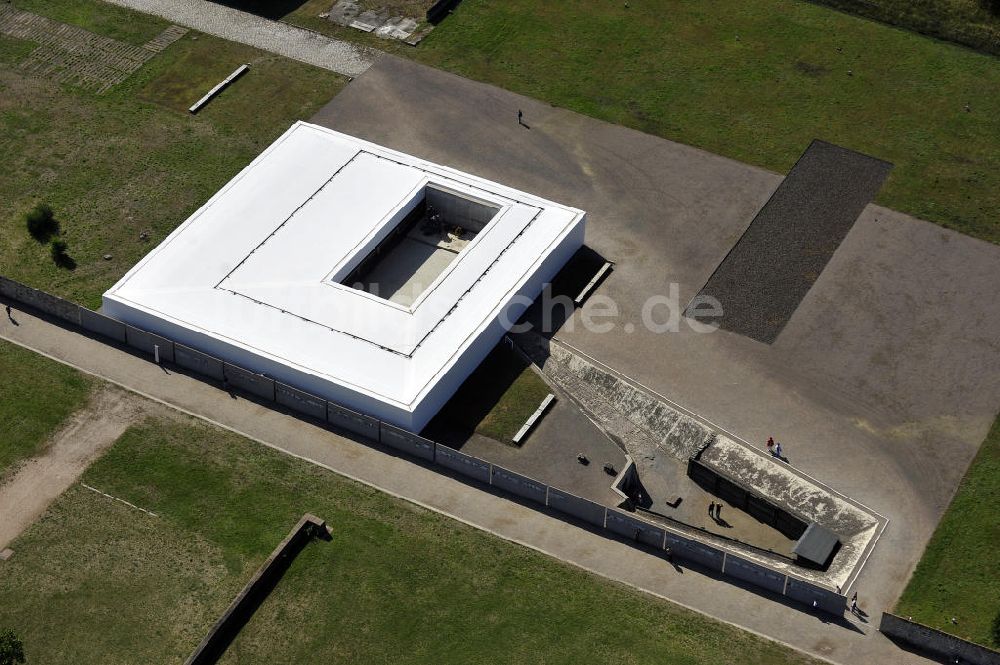 Luftbild SACHSENHAUSEN / ORANIENBURG - Neubau der zentrale Gedenkstätte Station Z des KZ Sachsenhausen