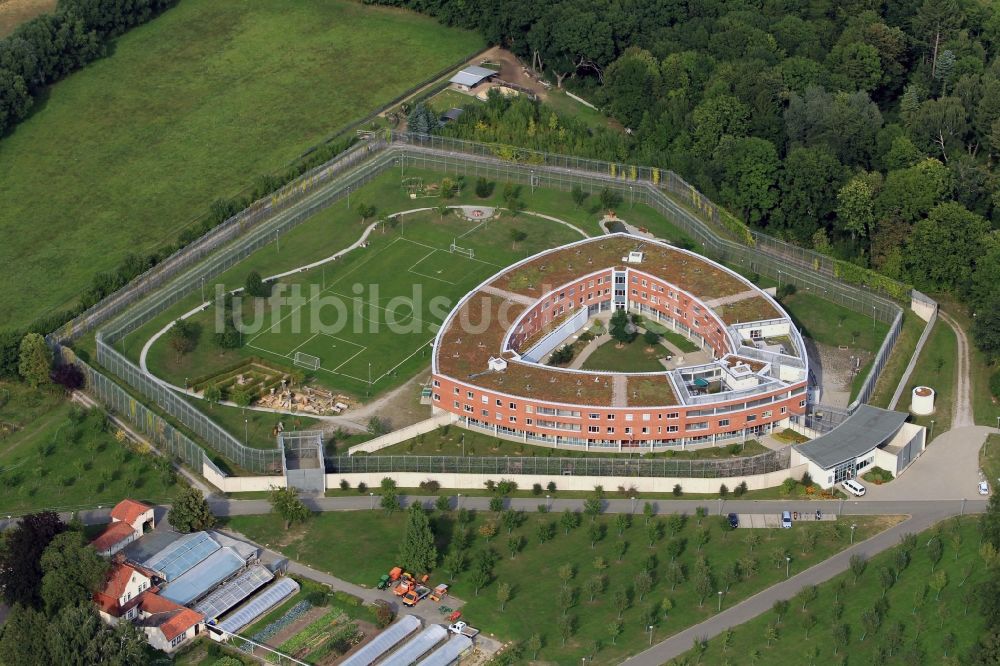 Luftbild Mühlhausen - Neubauanlage des Hainich-Klinikum in Thüringen. 