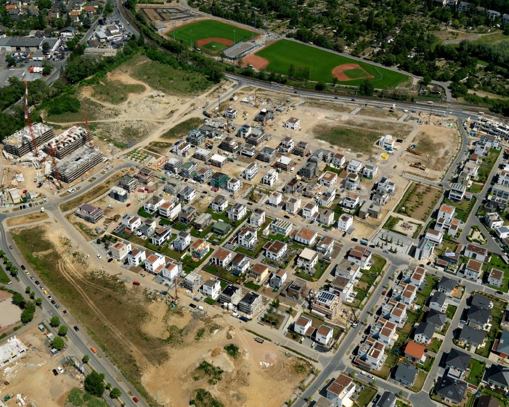 Luftbild Mainz Gonsenheim - Neubaugebiet im Bezirk Gonsenheim in Mainz im Bundesland Rheinland-Pfalz