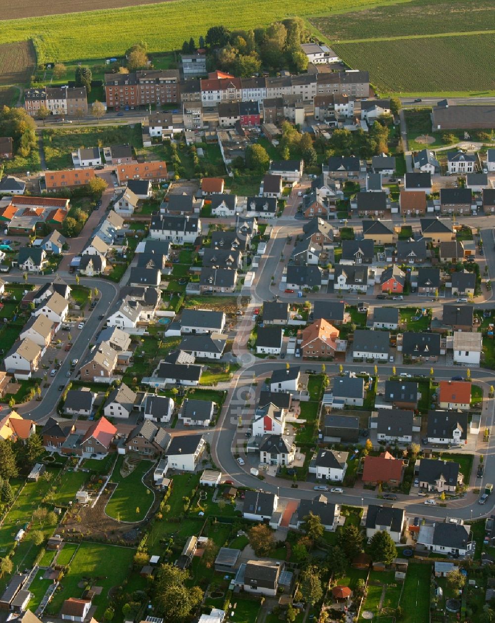 Luftaufnahme Oer-Erkenschwick - Neubaugebiet in Oer-Erkenschwick im Bundesland Nordrhein-Westfalen