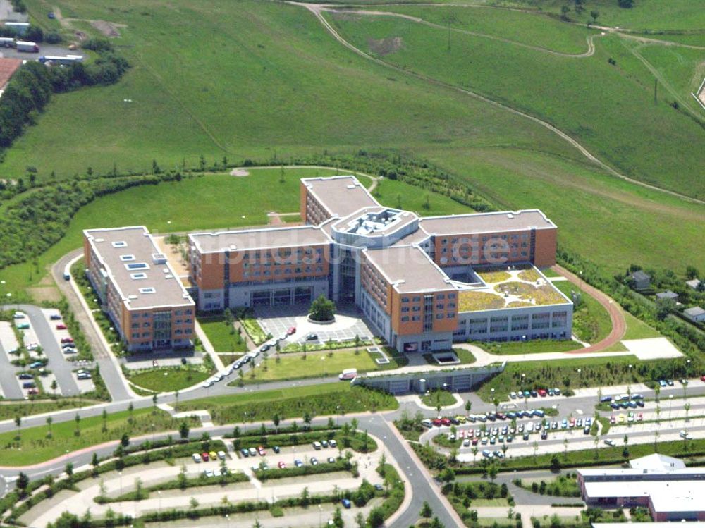 Bad Salzungen / Thüringen aus der Vogelperspektive: Neubauklinik am südwestlichen Stadtrand von Bad Salzungen