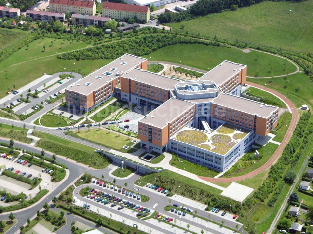 Luftaufnahme Bad Salzungen / Thüringen - Neubauklinik am südwestlichen Stadtrand von Bad Salzungen