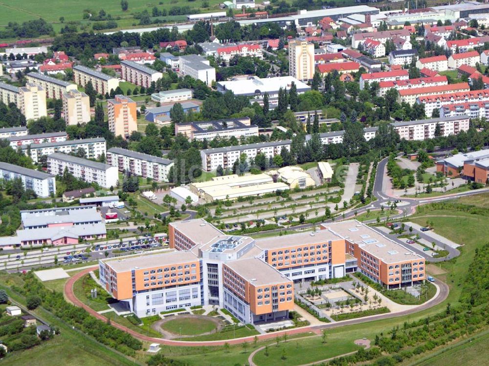 Bad Salzungen / Thüringen aus der Vogelperspektive: Neubauklinik am südwestlichen Stadtrand von Bad Salzungen