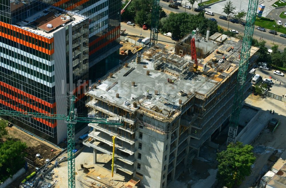 Luftbild Bukarest - Neubauprojekt Green Court in Bukarest in Rumänien