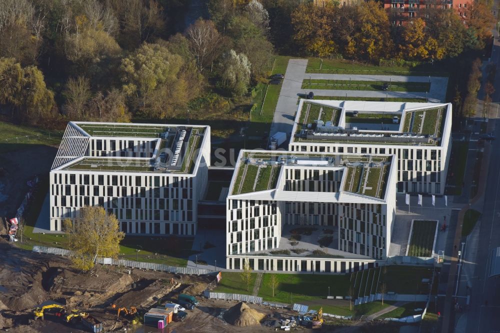 Luftaufnahme Potsdam - Neubauprojekt der Investitionsbank des Landes Brandenburg in Potsdam