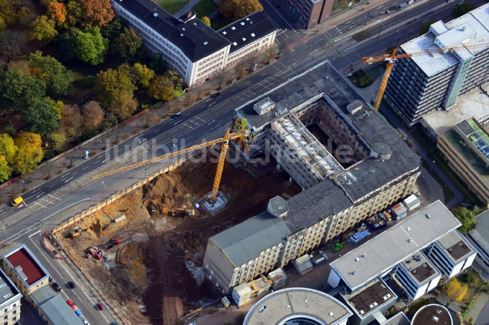 Luftaufnahme Leipzig - Neubauprojekt LKG Carré in Leipzig im Bundesland Sachsen