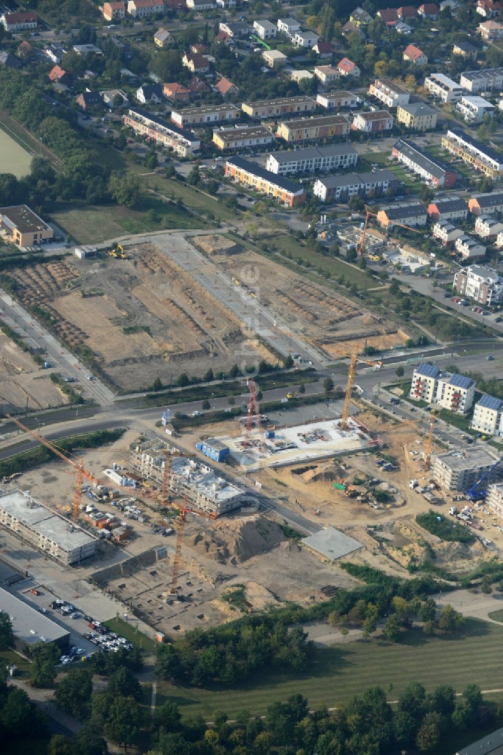 Luftbild Potsdam - Neubauprojekt Mies-van-der-Rohe-Str. in Potsdam im Bundesland Brandenburg