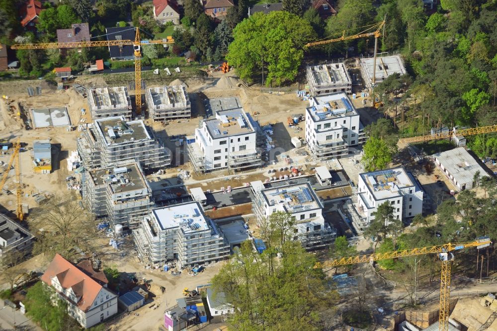 Luftaufnahme Berlin, Dahlem - Neubauprojekt Oskar-Helene-Park im Ortsteil Dahlem in Berlin