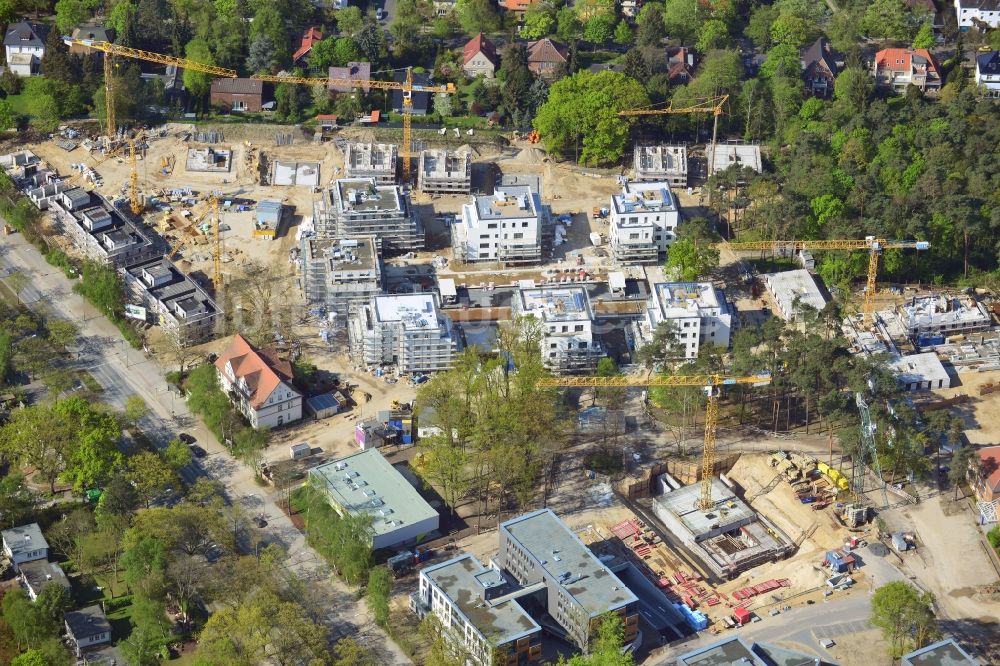 Berlin, Dahlem aus der Vogelperspektive: Neubauprojekt Oskar-Helene-Park im Ortsteil Dahlem in Berlin