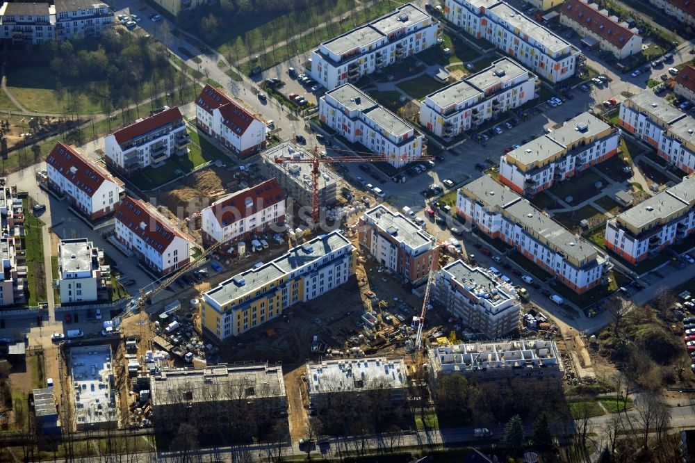 Luftbild Glienicke/Nordbahn - Neubauprojekt Sonnengarten Glienicke in Glienicke / Nordbahn im Bundesland Brandenburg