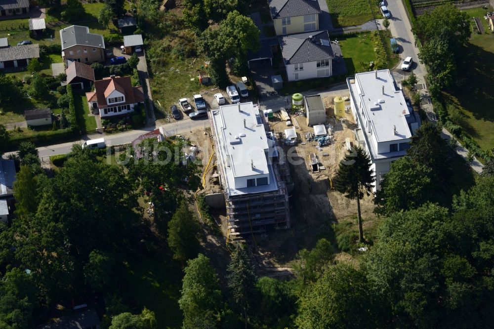 Altenhof, Schorfheide aus der Vogelperspektive: Neubauprojekt Sport und Wellnesshotel Werbellinsee im Ortsteil Altenhof in Schorfheide im Bundesland Brandenburg