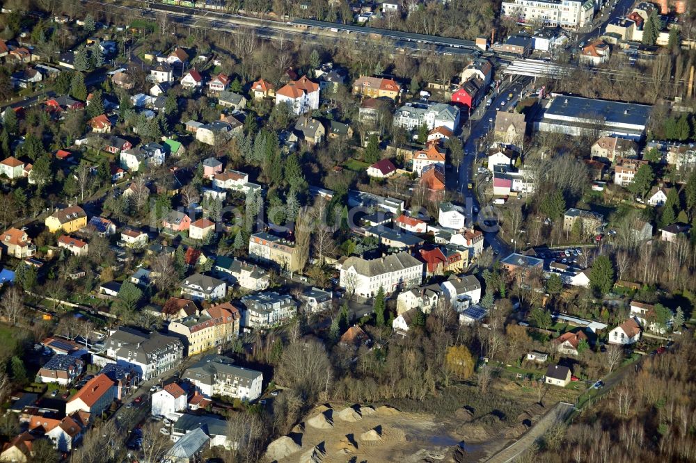 Luftbild Berlin OT Mahlsdorf - Neubauprojekt Wohnen im alten Mahlsdorf in Berlin