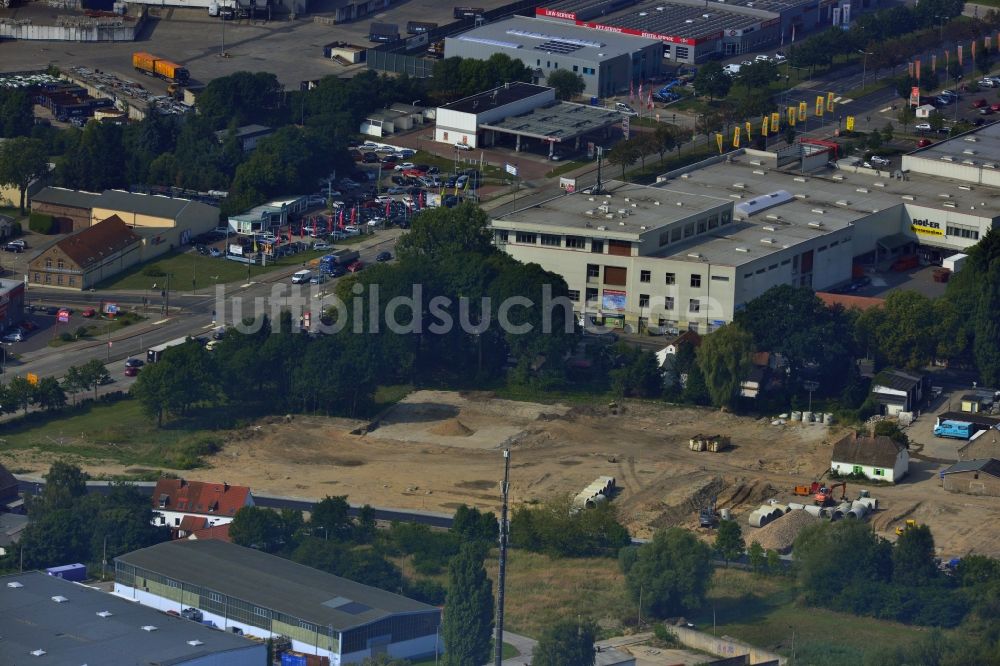 Luftaufnahme Berlin OT Mahlsdorf - Neubauprojekt Wohnen im alten Mahlsdorf in Berlin