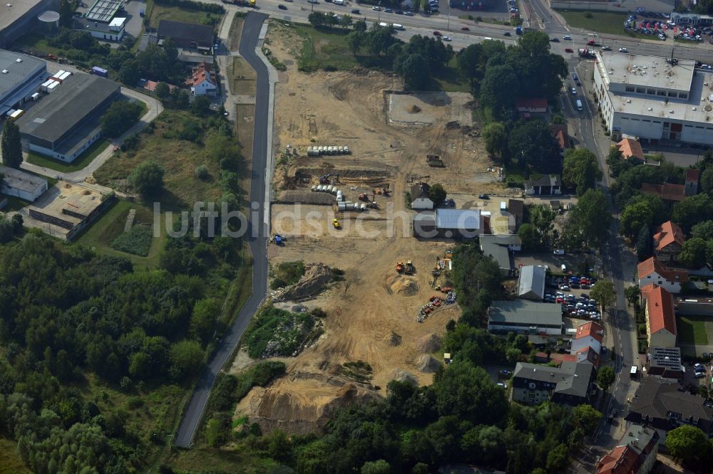 Luftaufnahme Berlin OT Mahlsdorf - Neubauprojekt Wohnen im alten Mahlsdorf in Berlin