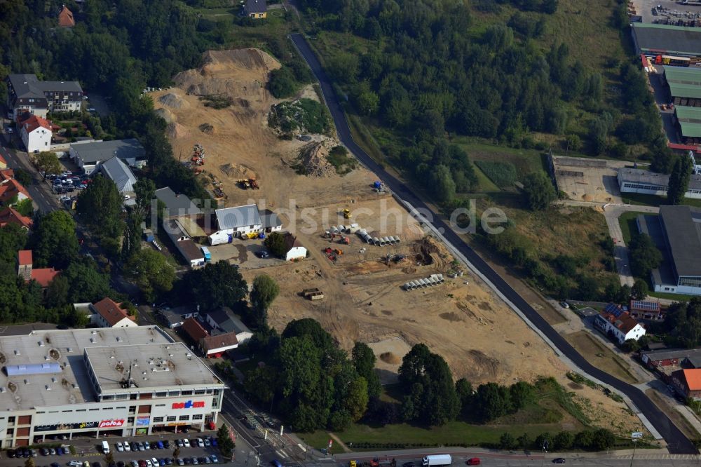 Luftaufnahme Berlin OT Mahlsdorf - Neubauprojekt Wohnen im alten Mahlsdorf in Berlin