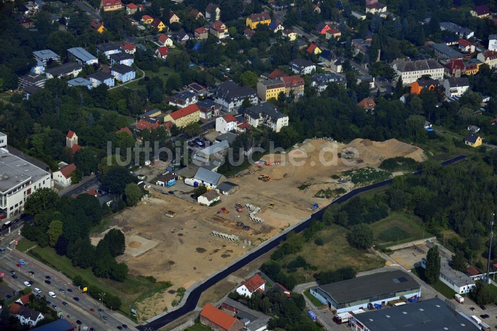 Luftaufnahme Berlin OT Mahlsdorf - Neubauprojekt Wohnen im alten Mahlsdorf in Berlin