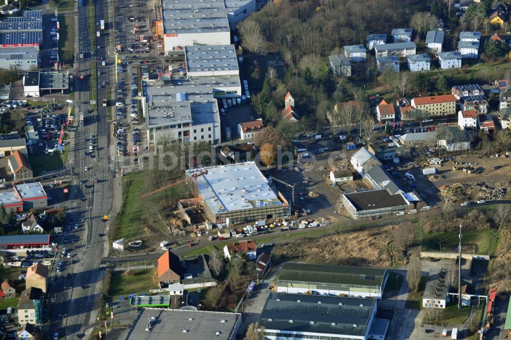 Berlin Mahlsdorf aus der Vogelperspektive: Neubauprojekt Wohnen im alten Mahlsdorf in Berlin