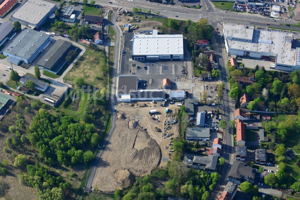 Berlin von oben - Neubauprojekt Wohnen im alten Mahlsdorf in Berlin