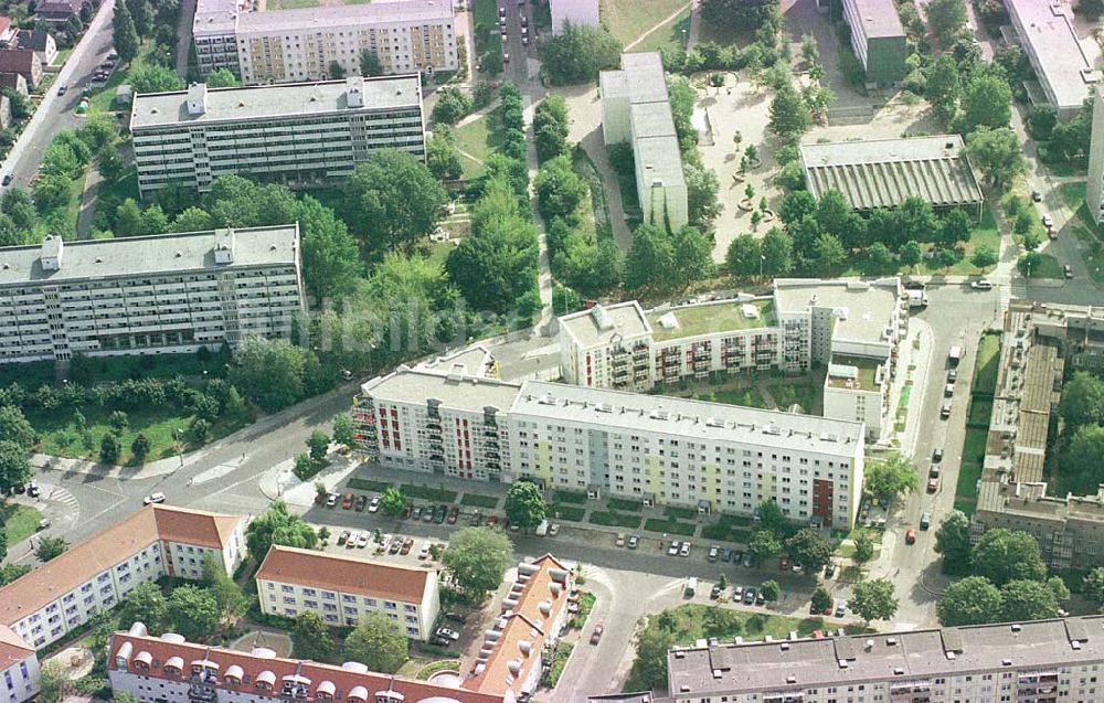 Luftaufnahme Berlin-Hohenschönhausen - Neubausiedlung an der Gehrenseestraße in Berlin-Hohenschönhausen.