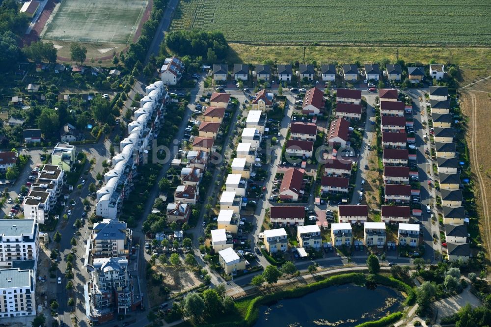 Luftbild Teltow - Neubausiedlung Mühlendorf in Teltow im Bundesland Brandenburg, Deutschland