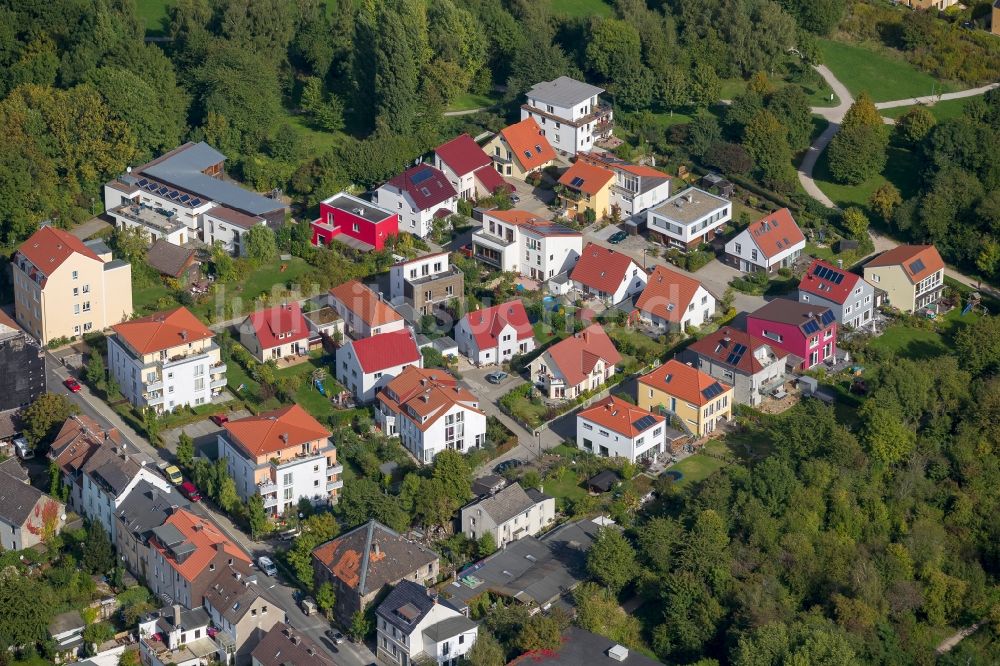 Luftbild Dortmund - Neubausiedlung am Tremoniabogen in Dortmund im Bundesland Nordrhein-Westfalen