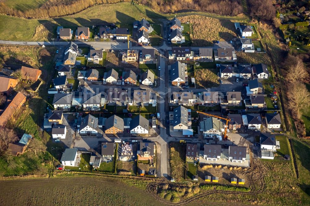 Luftaufnahme Hamm OT Bockum-Hövel - Neubauten im Bezirk Bockum-Hövel von Hamm im Bundesland Nordrhein-Westfalen