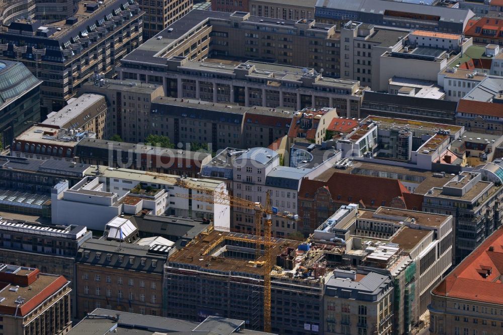 Berlin von oben - Neubauten der Palais Behrens und Theising in Berlin