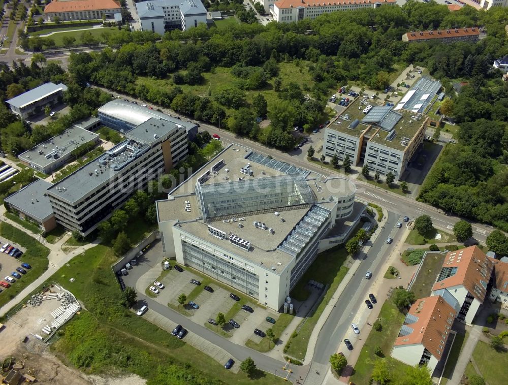 Luftbild Halle (Saale) - Neubauten am Technologiepark Weinberg Campus in Halle (Saale) im Bundesland Sachsen-Anhalt