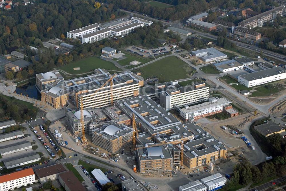 Luftaufnahme Greifswald - Neubauten der Universität Greifswald