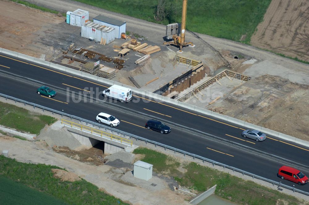 Luftbild Bovenden - Neue Brücke zwischen Bovenden und Lenglern in Niedersachsen