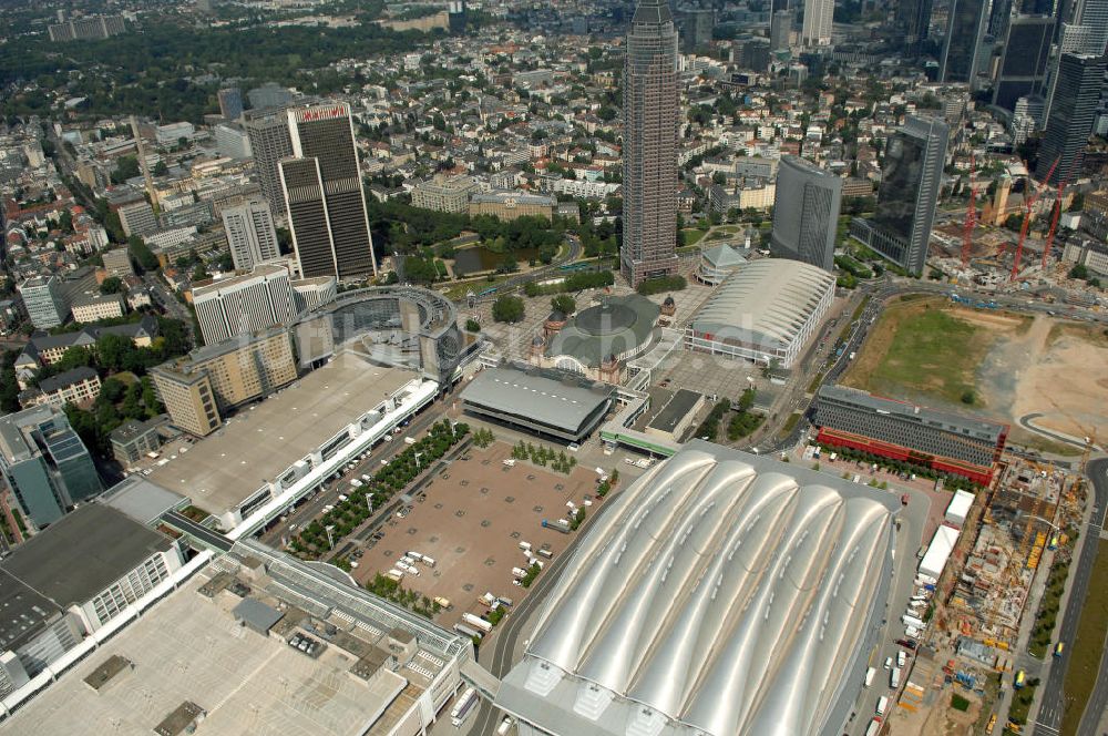 Luftbild Frankfurt am Main - neue Halle 3 auf dem Frankfurter Messegelände