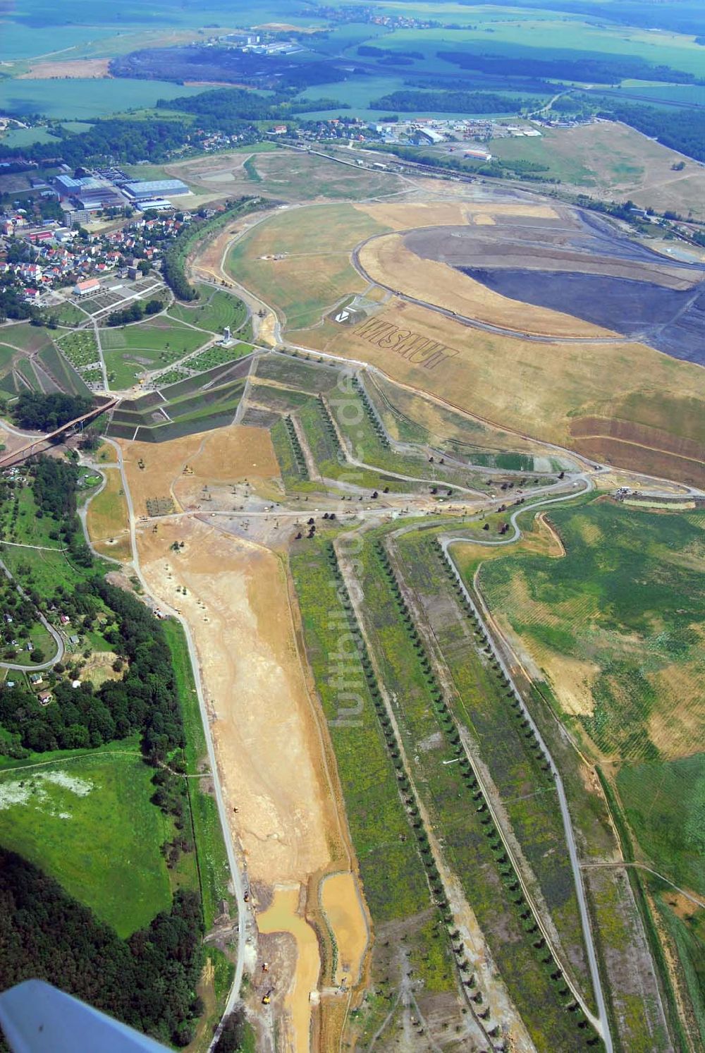 Luftaufnahme Ronneburg - Neue Landschaft Ronneburg