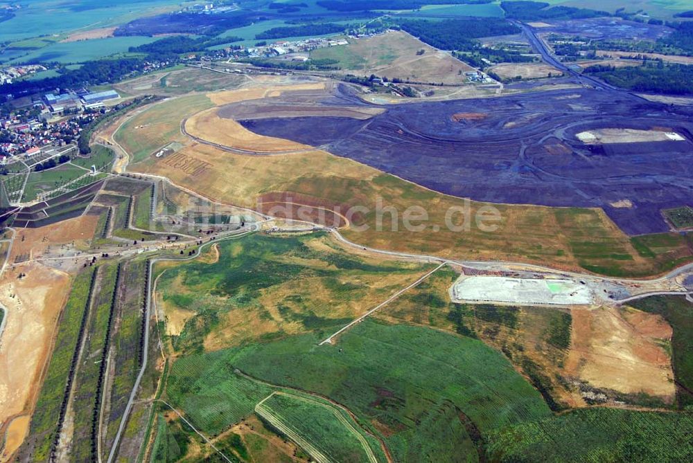 Luftbild Ronneburg - Neue Landschaft Ronneburg